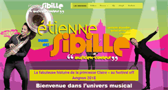 Desktop Screenshot of etiennesibille.com