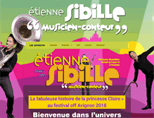 Tablet Screenshot of etiennesibille.com